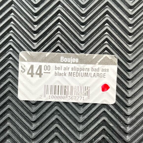 Bel Air Bad Ass Black Slippers Size M/L - Picture 5 of 6